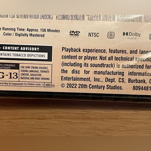 West Side Story Brand New DVD Directed by Steven Spielberg - Picture 4 of 13